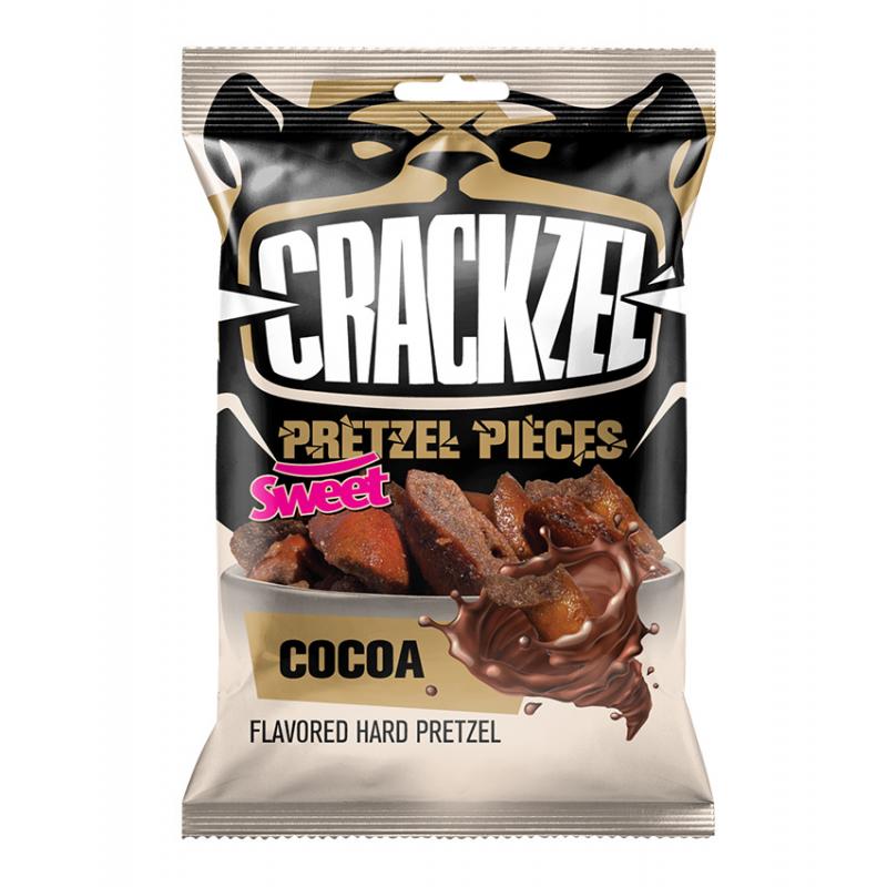 Crackzel zoutjes Crackzel - Sweet - Cacao 85 Gram (Halal)