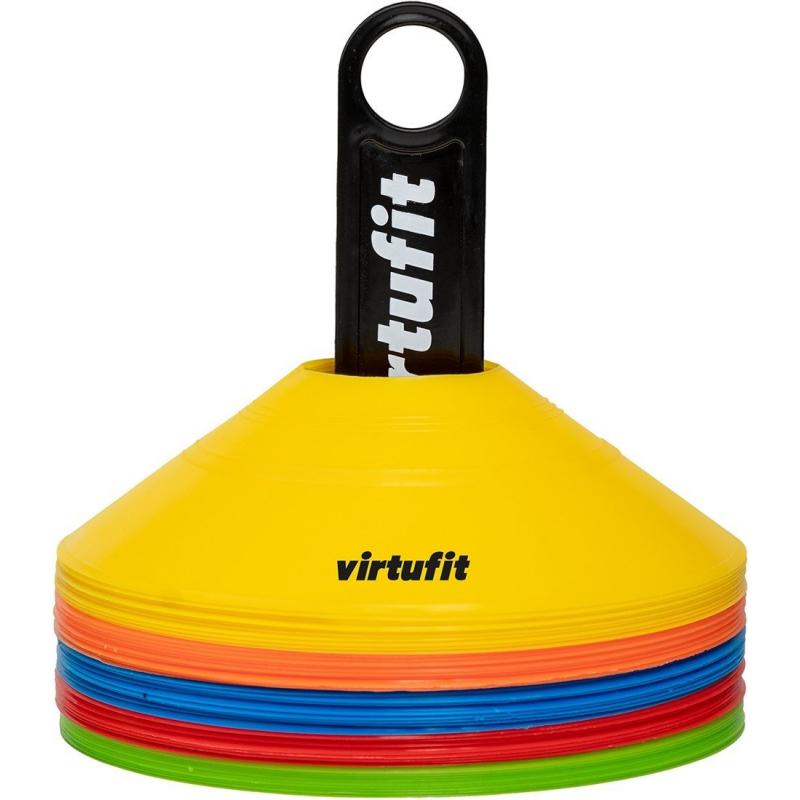 VirtuFit Agility Cones - 50 Stuks - Incl. draagnet
