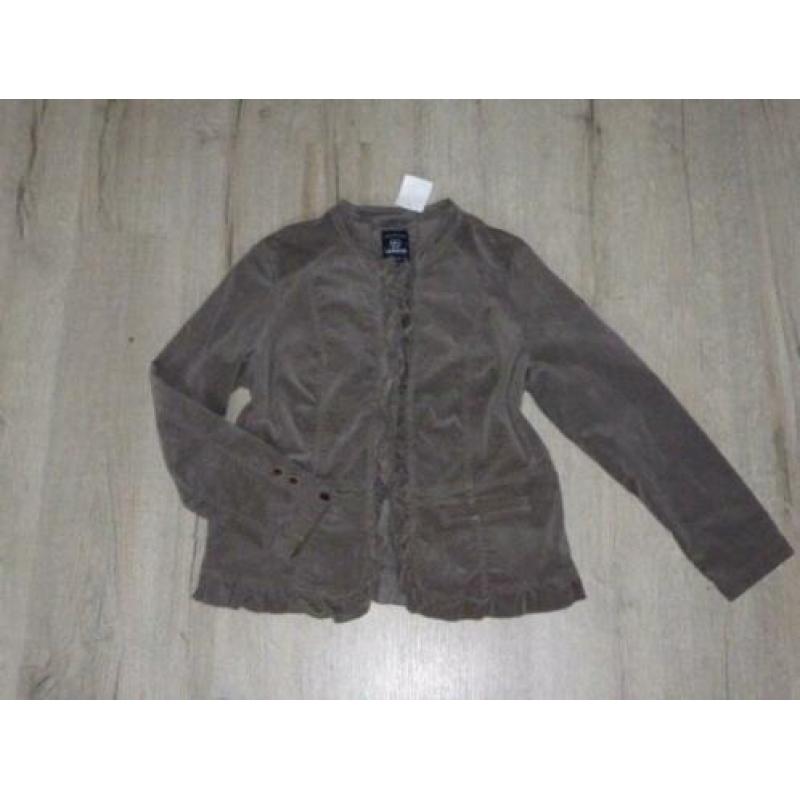 Lerros nieuw beige/bruin jasje/vest mt. 46