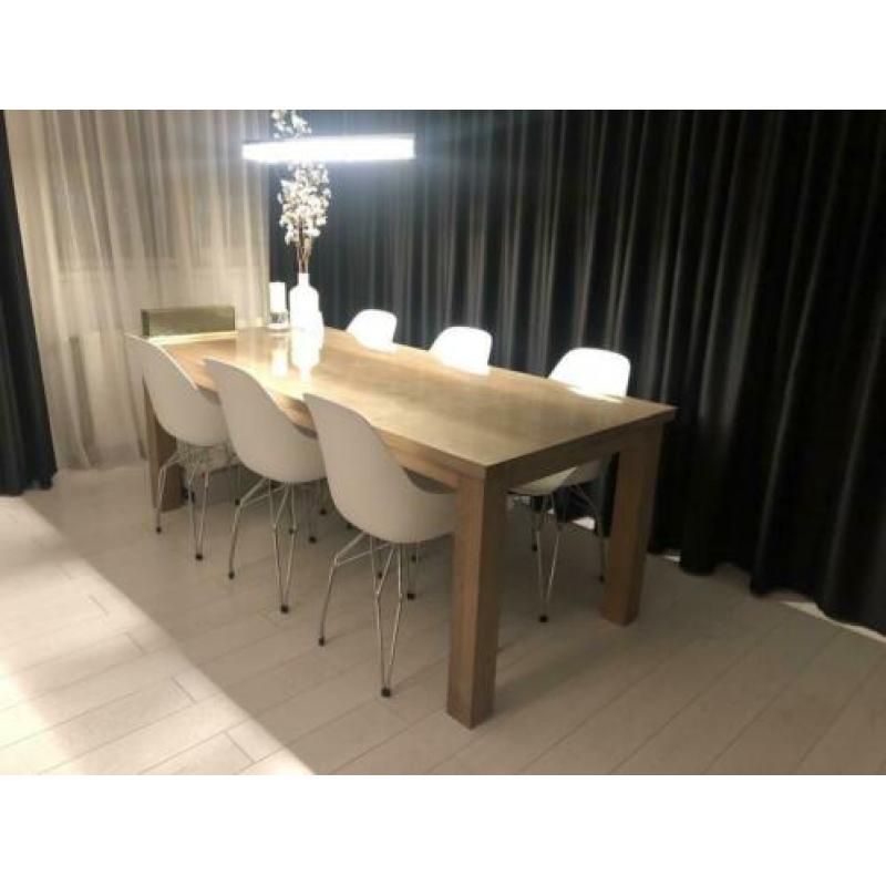 Kubikoff diamond eettafel stoelen 6x
