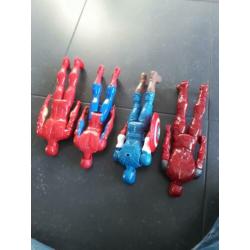 Mooie, stevige set van Marvel actionfiguren, 28 cm hoog.