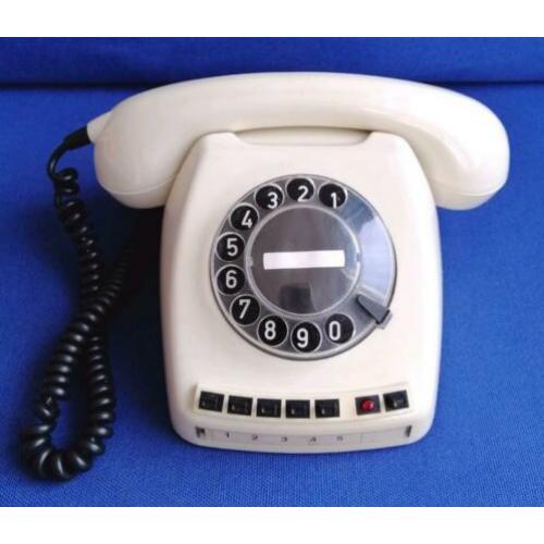 PTT T65 SE5 witte vaste telefoon retro