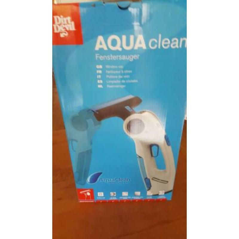 Aqua clean raamreiniger dirt devil nieuw in doos