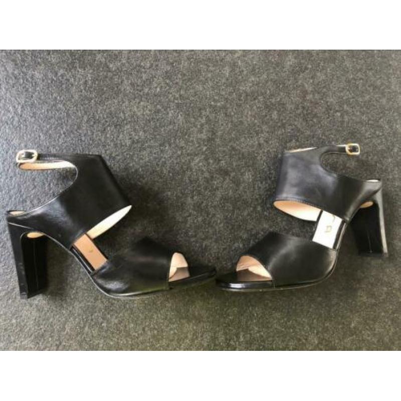 Zwarte leren pump Unisa lux mt 41