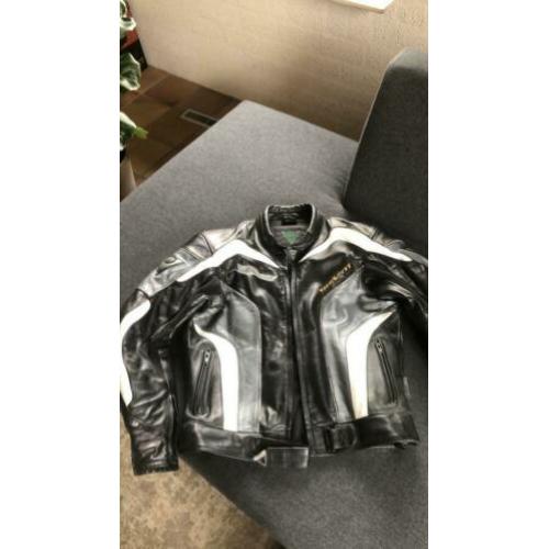 Leren motorjas revit maat 52