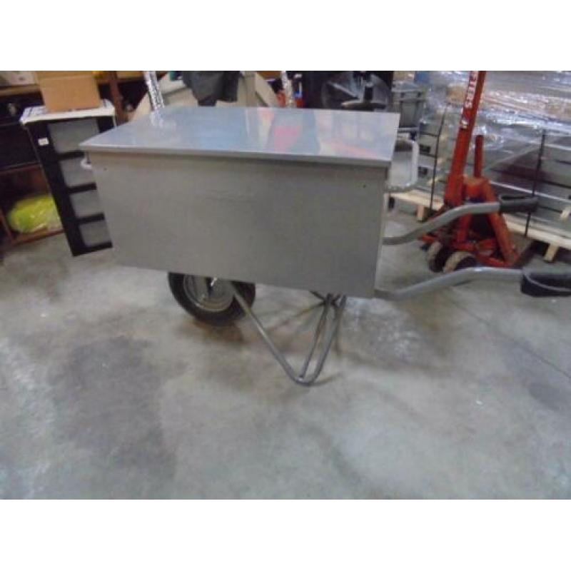 Matador kruiwagen met deksel NIEUW inhoud 190 liter