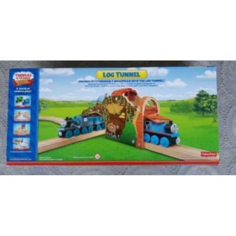 THOMAS de trein houten fabriek set nieuw