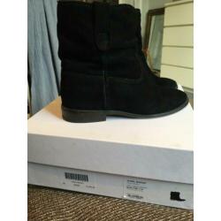 Isabel Marant zwarte suède crisi mt 38