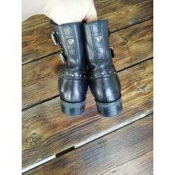 Stoere zwarte bikerboot maat 39