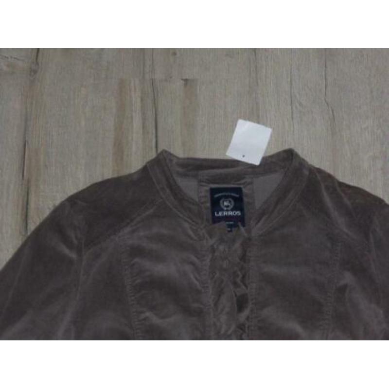 Lerros nieuw beige/bruin jasje/vest mt. 46