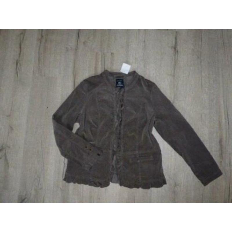 Lerros nieuw beige/bruin jasje/vest mt. 46