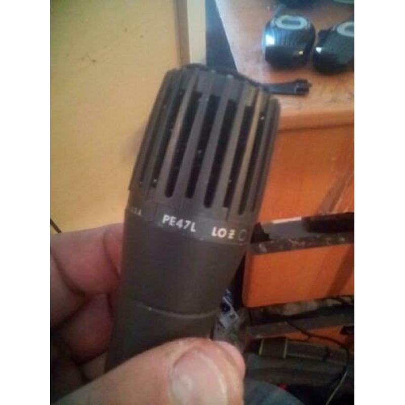 Zeldzame shure pe47l micrifoon bieden naar waarde svp