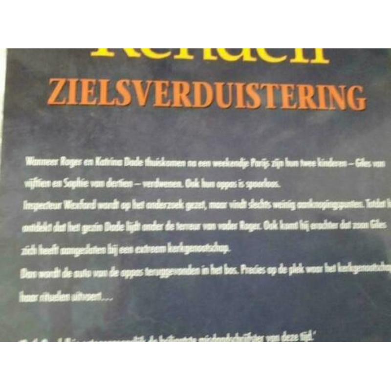 4 spannende boeken van Ruth Rendall