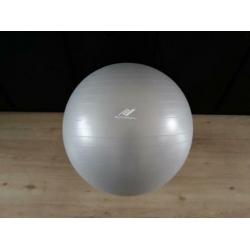 Fitnessbal gymnastiekbal yogabal 60 cm zilvergrijs GOED DOEL