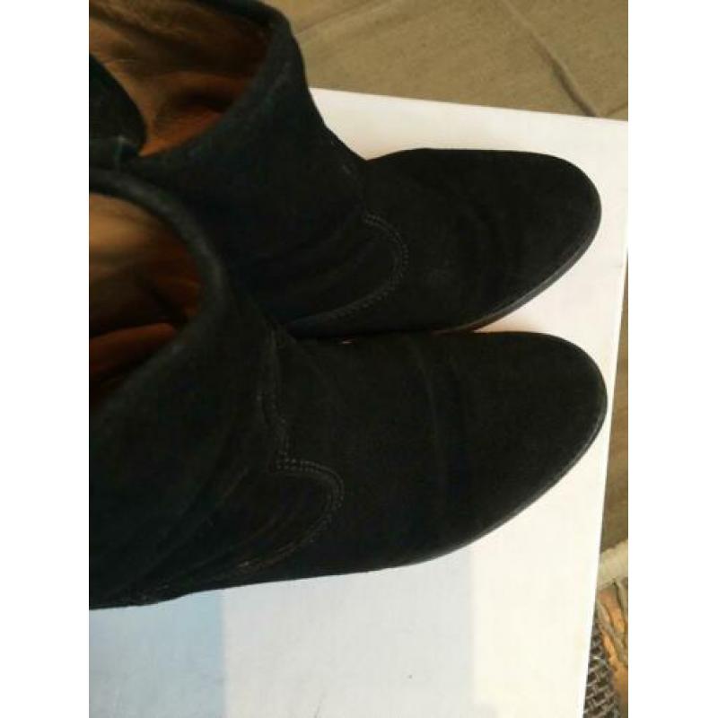 Isabel Marant zwarte suède crisi mt 38