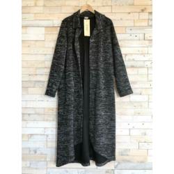 Iz Naiz vest zwart/wit gemêleerd, maat 2 (40) - NP 79,- wyp