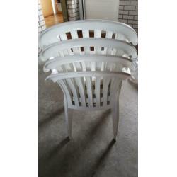 4 tuinstoelen