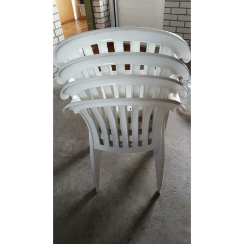 4 tuinstoelen