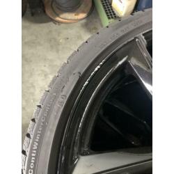 Audi A6 velgen met winterbanden