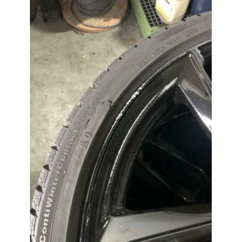 Audi A6 velgen met winterbanden