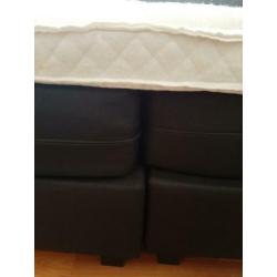 Boxspring 160 x 200 cm.