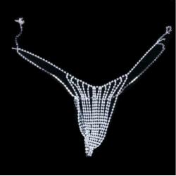 Nieuwe Dames String Strass/Rhinestone Body Jewelry