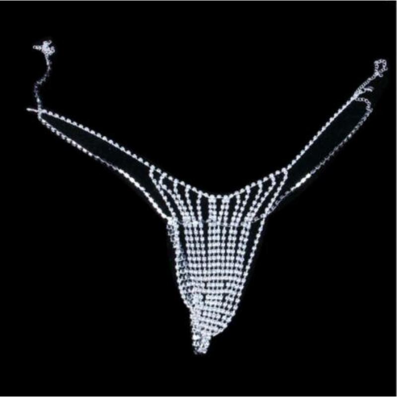 Nieuwe Dames String Strass/Rhinestone Body Jewelry