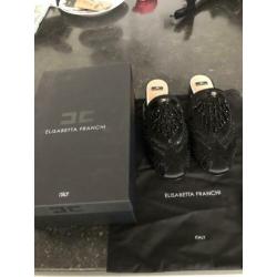WAUWW ??geweldige Elisabetta Franchi slippertjes HAND MADE