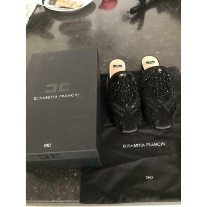 WAUWW ??geweldige Elisabetta Franchi slippertjes HAND MADE