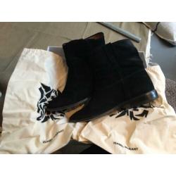 Isabel Marant zwarte suède crisi mt 38