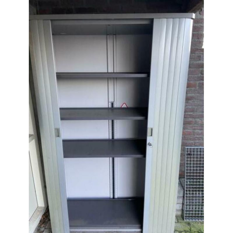 Gispen Roldeurkast 195x120x50 Werkplaats / Garagekast