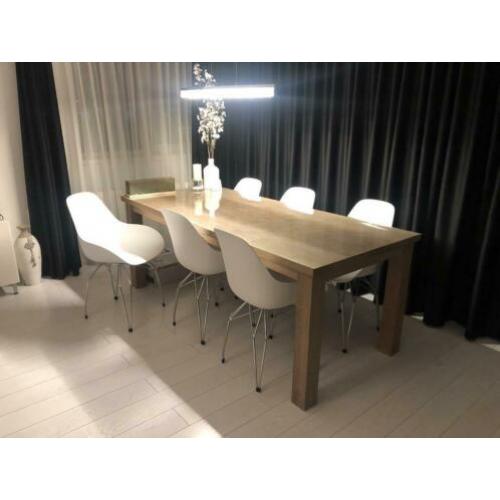 Kubikoff diamond eettafel stoelen 6x
