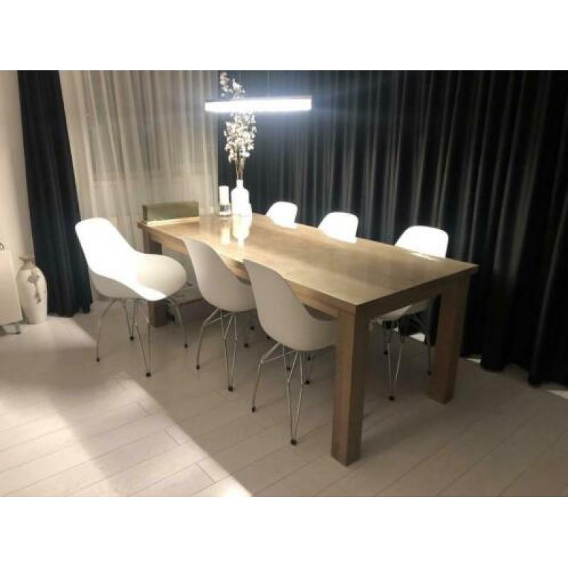 Kubikoff diamond eettafel stoelen 6x