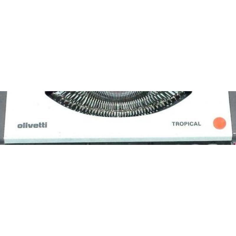 Olivetti schrijfmachine Tropical Vintage Retro Nostalgisch