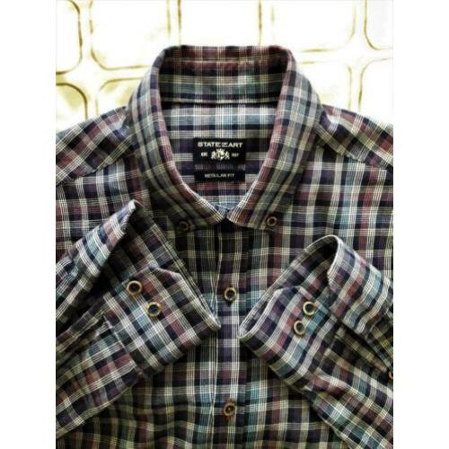 Overhemd van STATE of ART regular fit - Maat L - 41 - 42