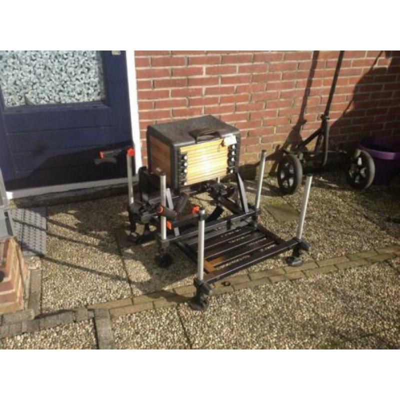 ULTIMATE Q-BOX zitkoffer met voetplateau en opbergruimte