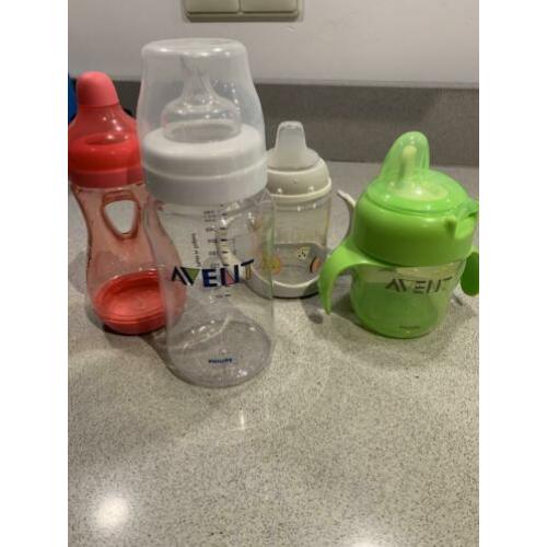 Flesjdifrax en avent nieuw. Drinkbekers nuk en avent zgan