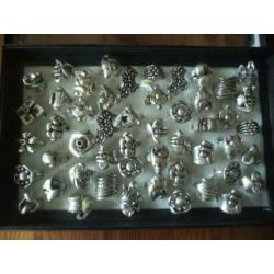 (r24) ringen partij 50 stuks antique look
