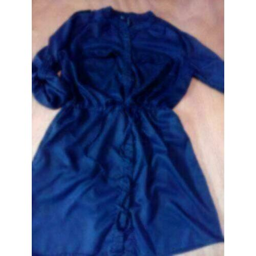 H&M blouse jurk blousejurk zwart L/40/42