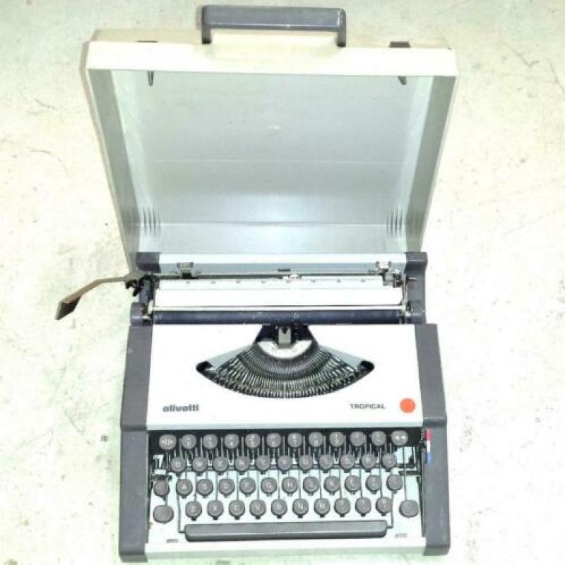 Olivetti schrijfmachine Tropical Vintage Retro Nostalgisch
