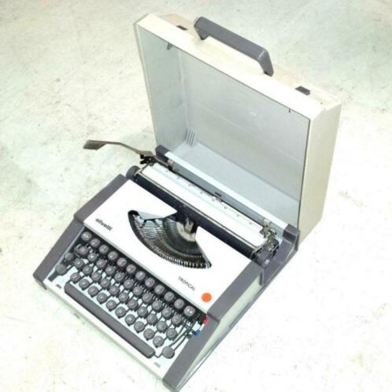 Olivetti schrijfmachine Tropical Vintage Retro Nostalgisch
