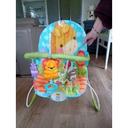Fisher price wipstoeltje met trilfunctie. Als nieuw!