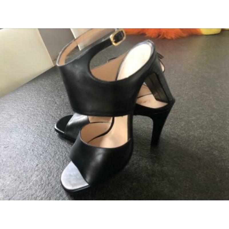 Zwarte leren pump Unisa lux mt 41