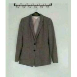 H&m grijs colbert blazer jas maat 38 nieuw