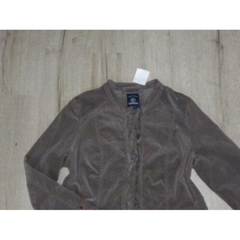 Lerros nieuw beige/bruin jasje/vest mt. 46