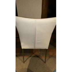 Leren stoelen