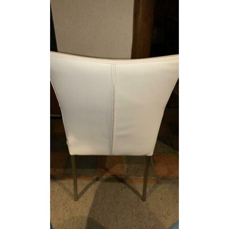 Leren stoelen