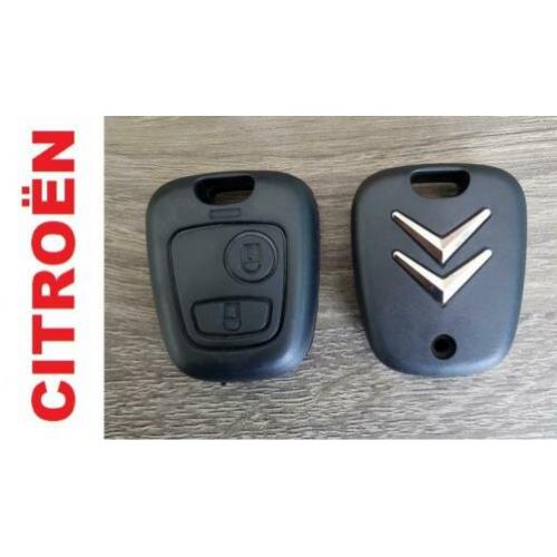 Citroen Sleutel hoes C1 C2 C3 C4 Xsara Saxo Berlingo Knopjes