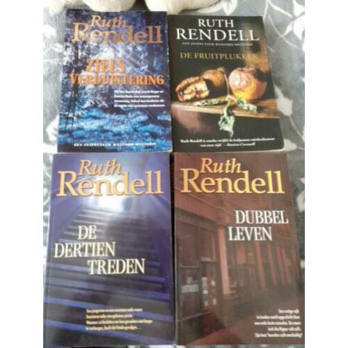 4 spannende boeken van Ruth Rendall