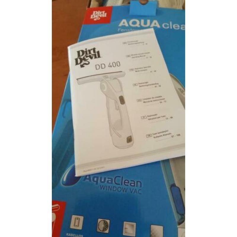 Aqua clean raamreiniger dirt devil nieuw in doos